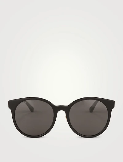 Round Sunglasses With Web