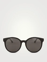 Round Sunglasses With Web