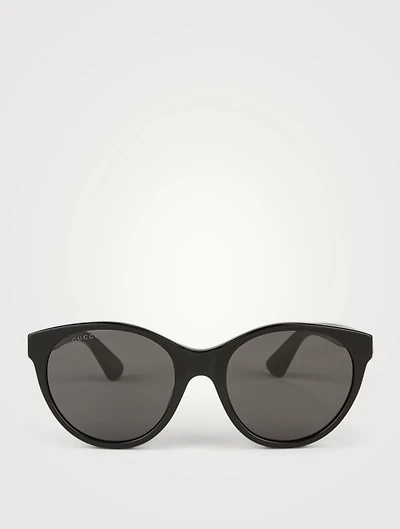 Cat Eye Sunglasses With Crystals