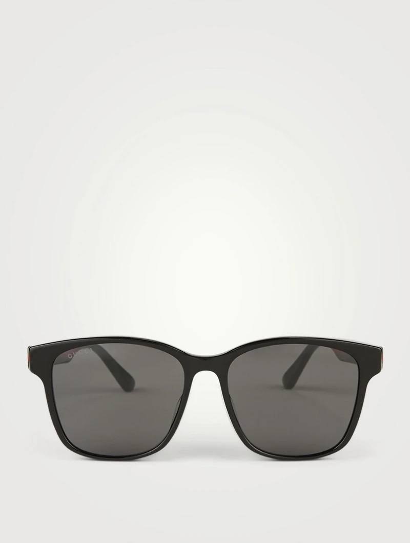 Square Sunglasses With Web