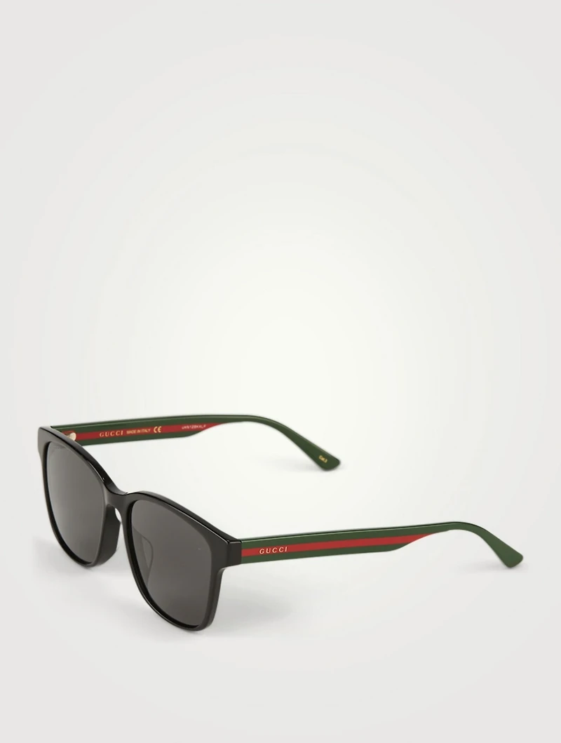 Square Sunglasses With Web