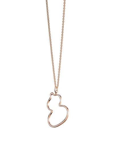 Wulu 18K Rose Gold Pendant With Diamonds