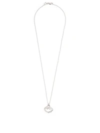 Yu Yi 18K White Gold Pendant Necklace With Diamonds