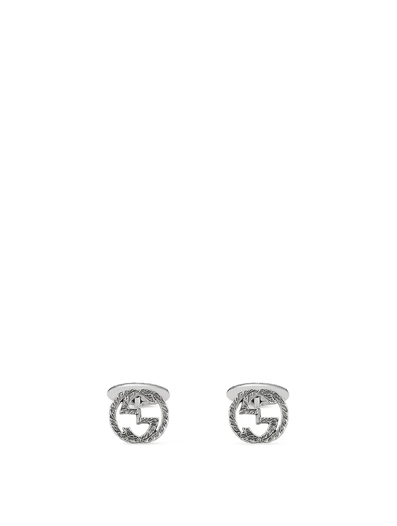 Interlocking G Sterling Silver Cufflinks