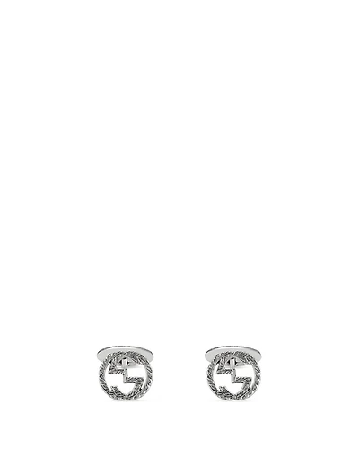 Interlocking G Sterling Silver Cufflinks