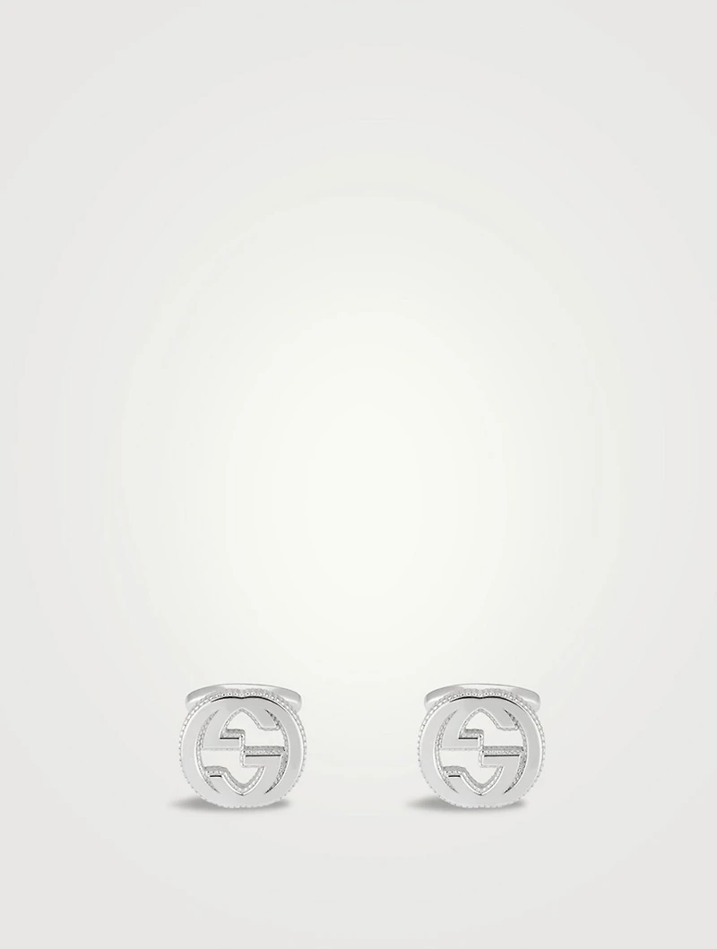 Interlocking G Sterling Silver Cufflinks