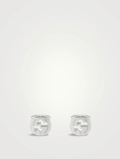 Interlocking G Sterling Silver Cufflinks