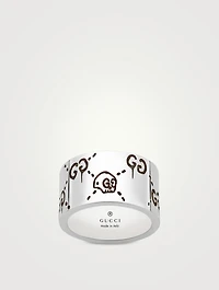 GucciGhost Sterling Silver Ring