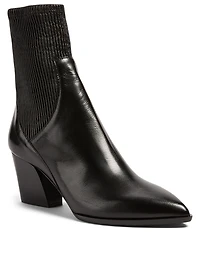 Rodeo Leather Heeled Ankle Boots