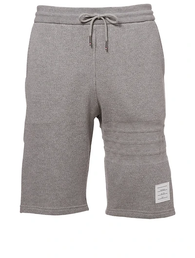 Four Bar Honeycomb Piqué Sweatshorts