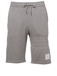 Four Bar Honeycomb Piqué Sweatshorts