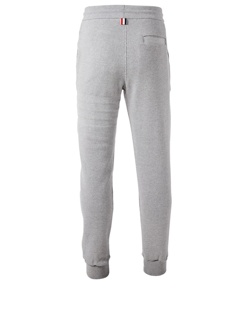 Four Bar Honeycomb Piqué Sweatpants