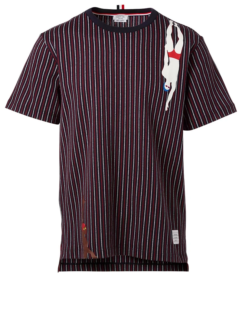 Swimmer T-Shirt Pinstripe