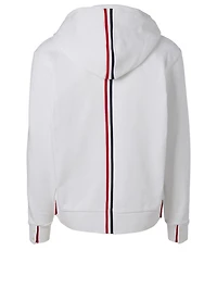 Zip-Up Hoodie With Back Stripe