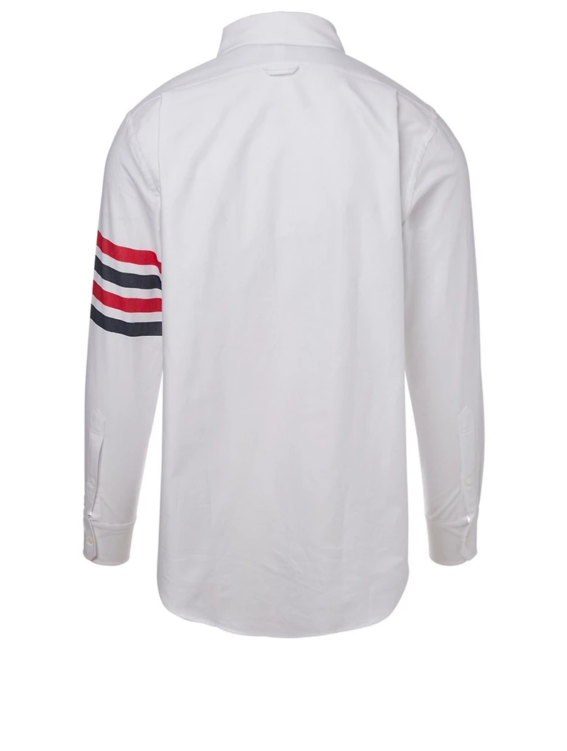 Four Bar Zip-Front Shirt