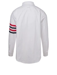 Four Bar Zip-Front Shirt