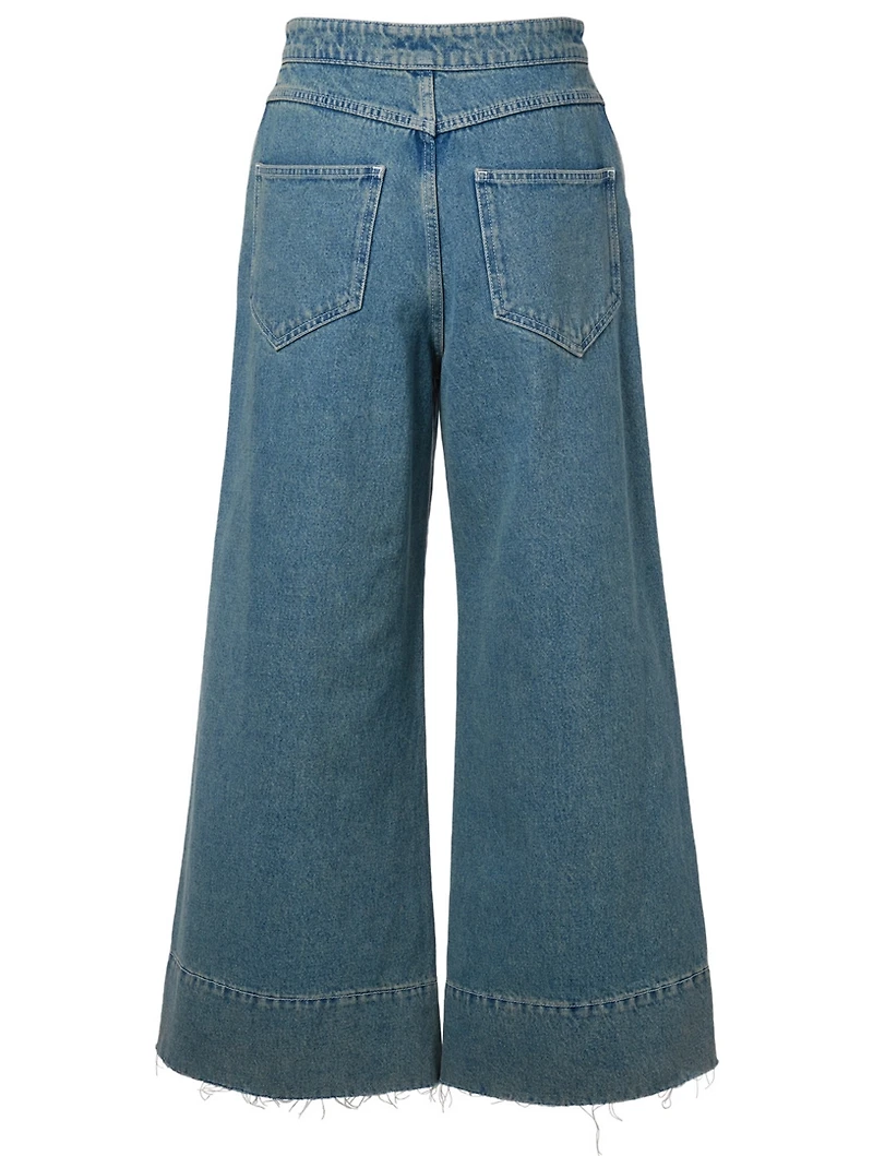 High-Rise Wide-Leg Jeans