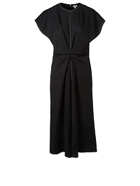 Wool Draped Dress