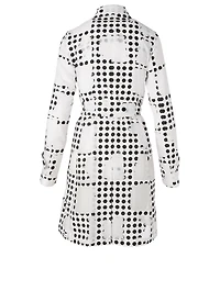 Trench Coat Window Dot Print