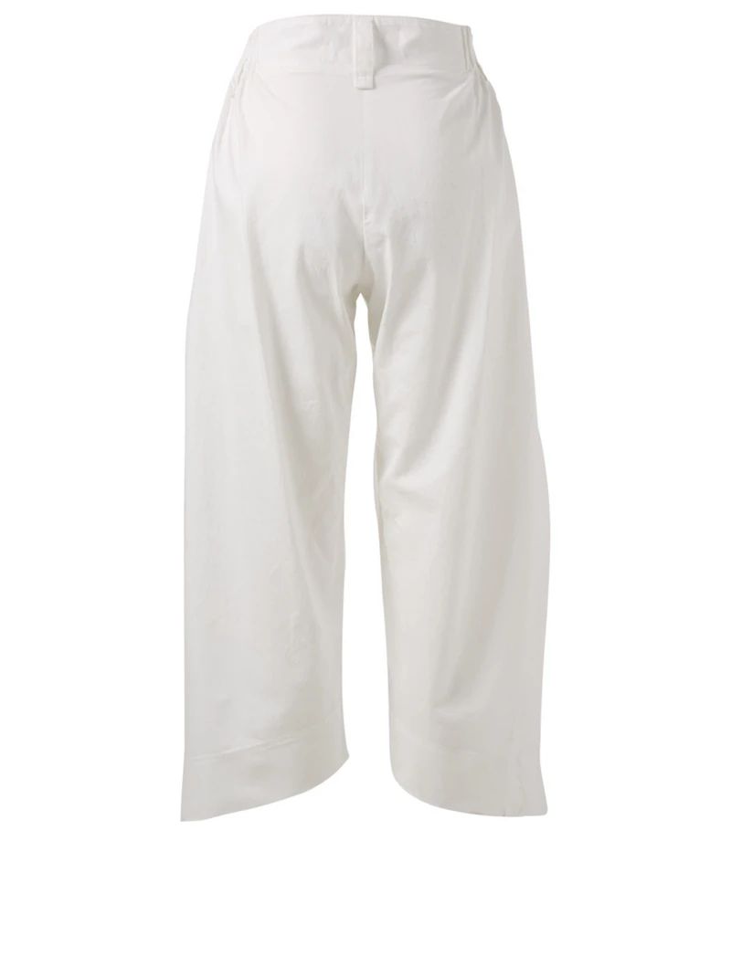 Designed Pants With Pleated Detail