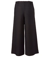 Woody Ripple Wide-Leg Pants