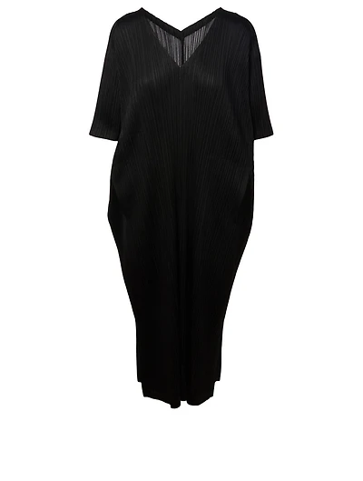 Monthly Colours February Pleated Caftan Dress