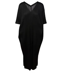Monthly Colours February Pleated Caftan Dress