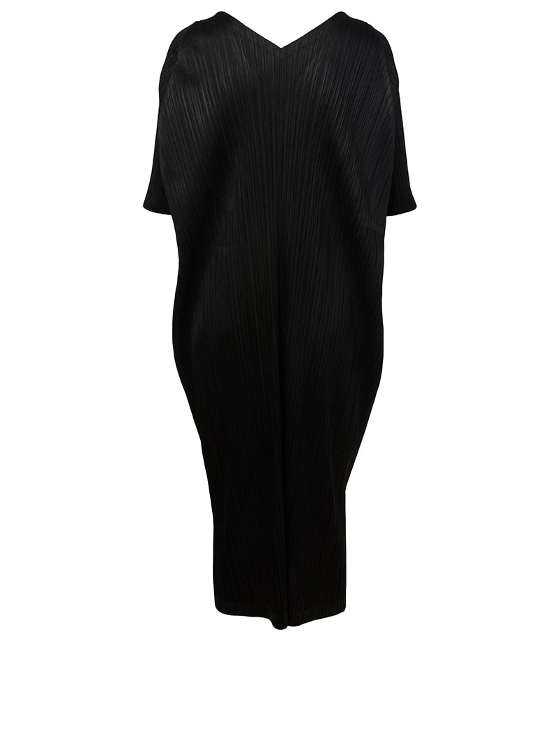 Monthly Colours February Pleated Caftan Dress
