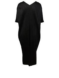 Monthly Colours February Pleated Caftan Dress