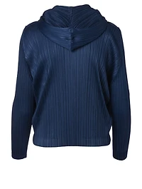 Monthly Colours March Pleated Zip-Up Hoodie
