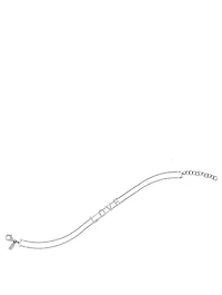 14K White Gold Love Bracelet With Diamonds