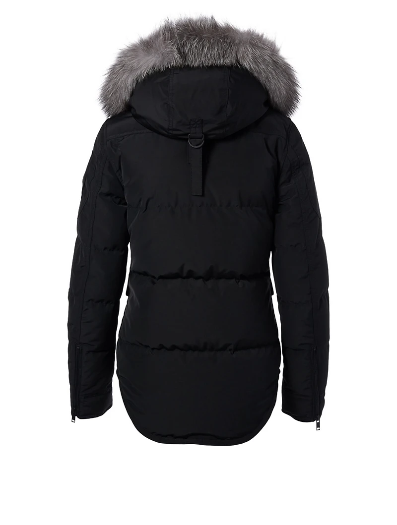 Debaies 3Q Down Coat With Fur Trim