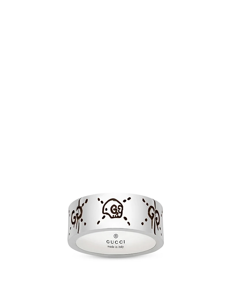 GucciGhost Silver Ring