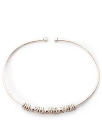 18K White Gold Fireworks Bangle Bracelet With Diamonds