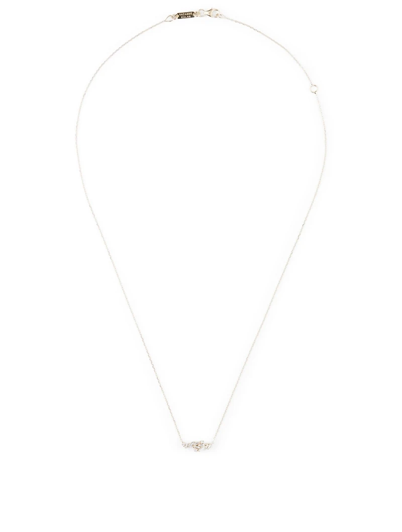 Fireworks 18K Gold Necklace With Diamonds