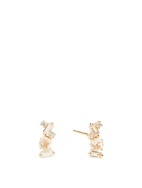 Bloom 14K Gold Stud Earrings