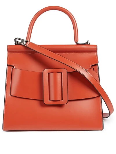 Karl Leather Top Handle Bag