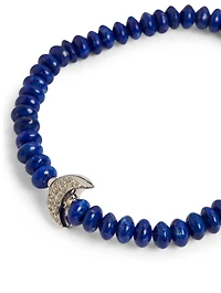 Bohème Sterling Silver Lapis Lazuli Bracelet With Topaz