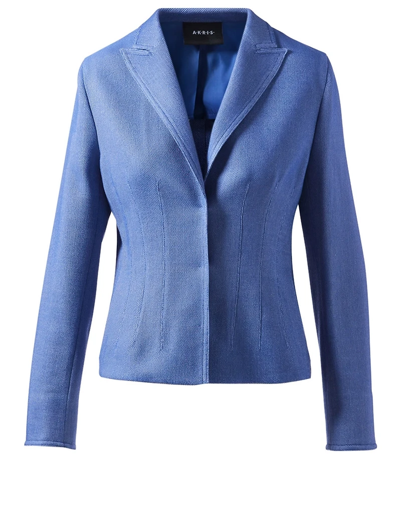 Velia Wool-Blend Blazer
