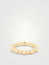 Dew Drop 14K Gold Band
