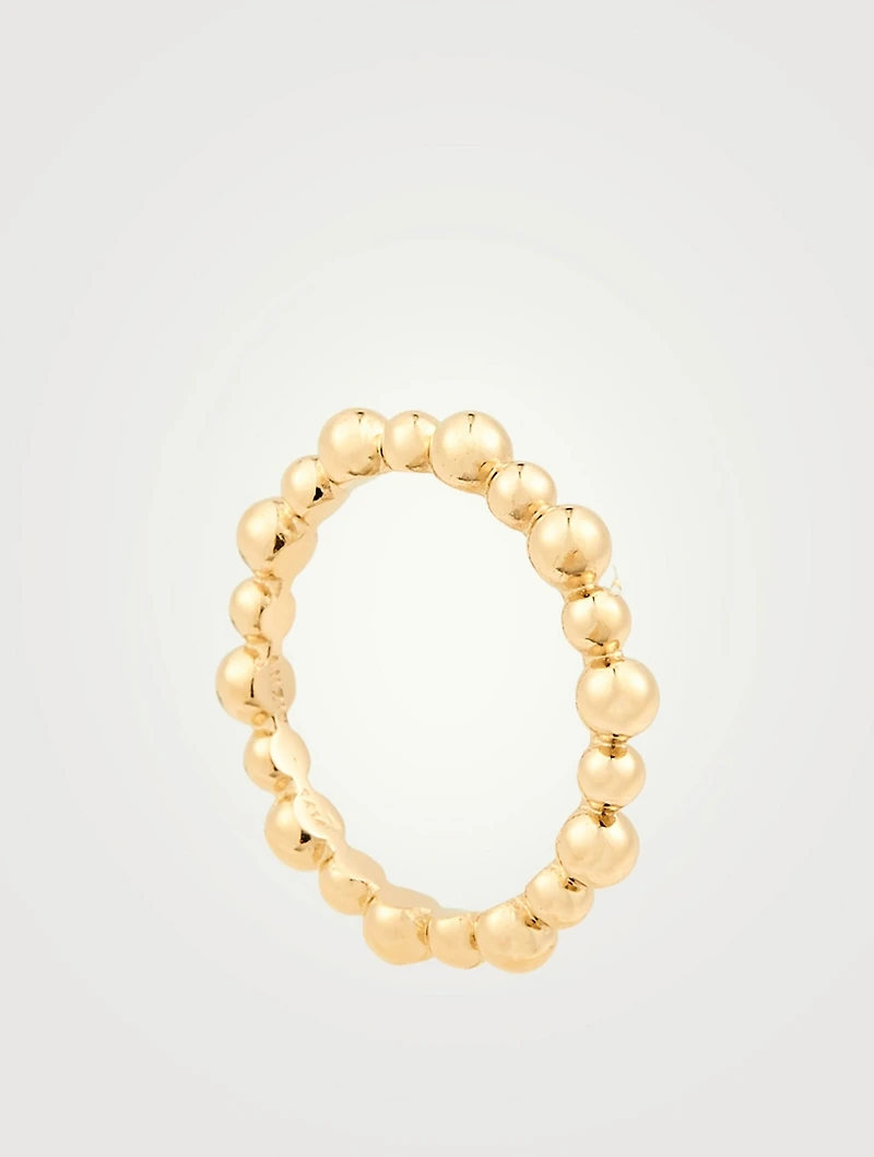Dew Drop 14K Gold Band