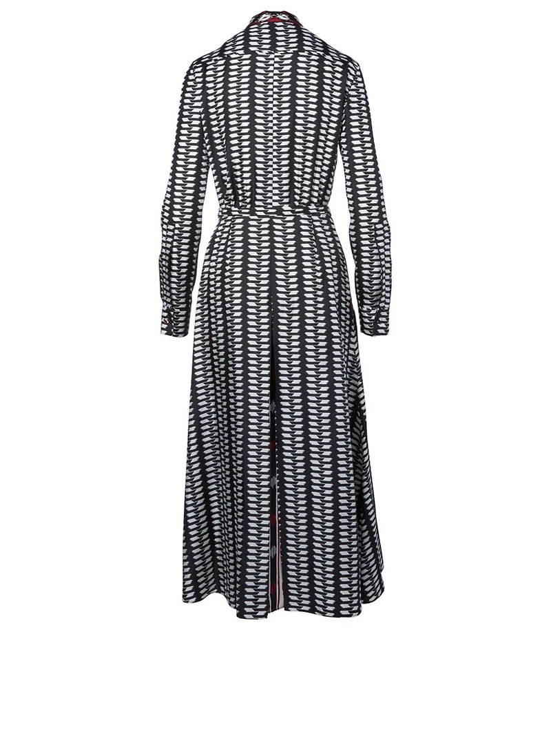 Mariano Printed Silk Dress