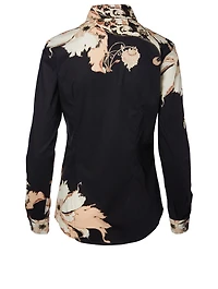 Button-Up Shirt Poppy Print