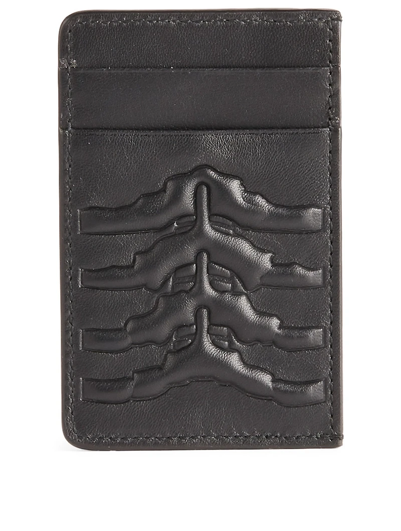 Ribcage Leather Card Holder