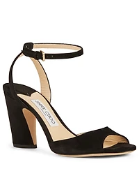 Miranda 85 Suede Heeled Sandals