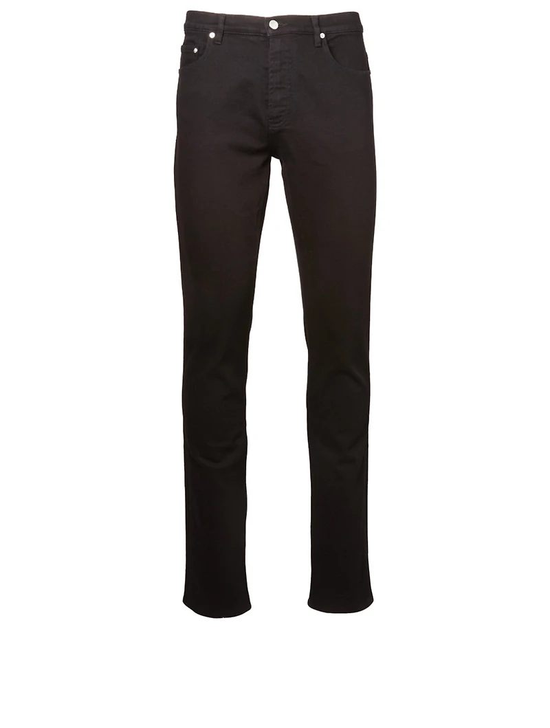 Slim Fit Jeans With Turn-Up Hem