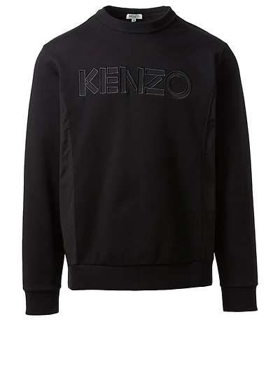 Mixed Media Logo Sweatshirt