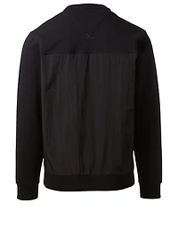 Mixed Media Logo Sweatshirt