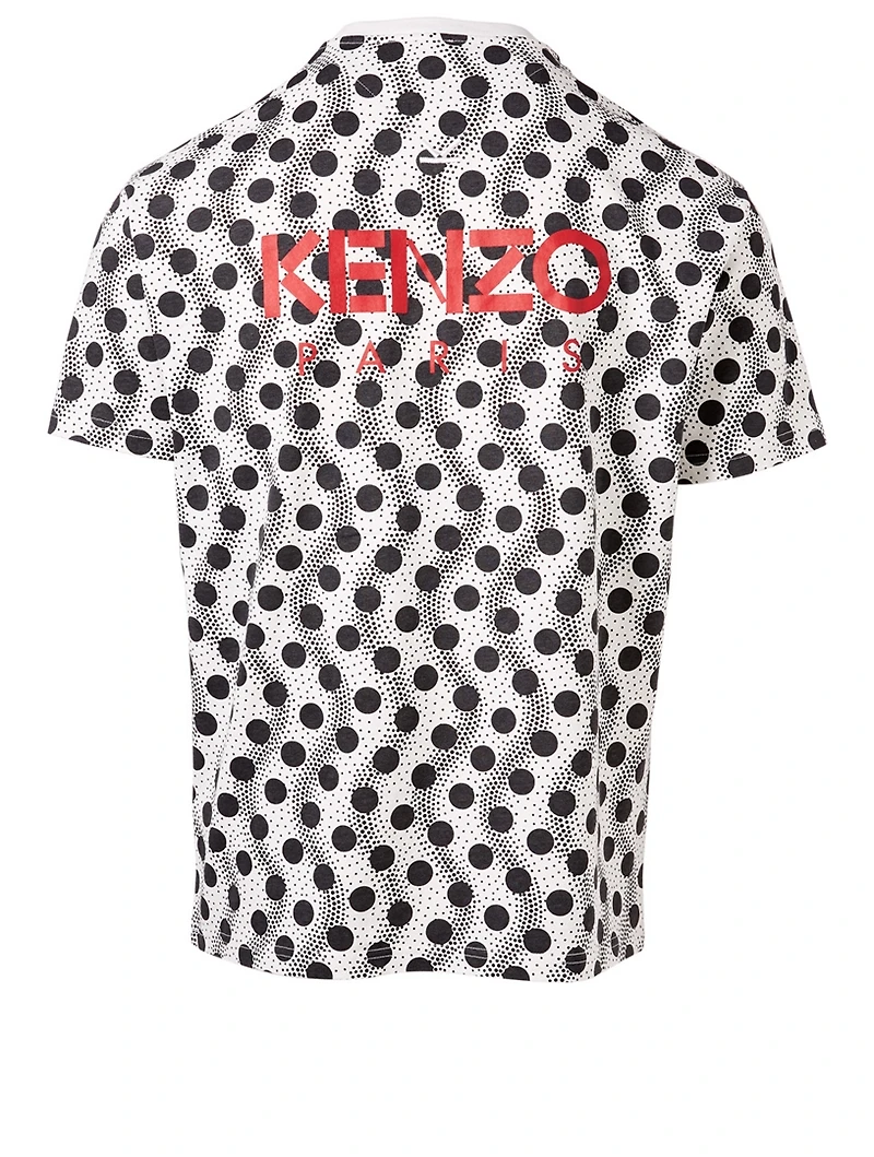 T-Shirt Wavy Dots Print