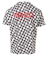 T-Shirt Wavy Dots Print